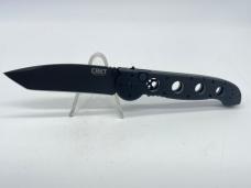 CRKT M-16-04A Black Zytel Carson Design Push Button Automatic w/ OMP Box