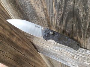 Kershaw Bel Air Duralock Knife - 6105CF Marbled Carbon Fiber Handle MagnaCut Blade - New