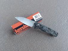 Kershaw Bel Air Duralock Knife - 6105CF Marbled Carbon Fiber Handle MagnaCut Blade - New