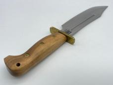 BLACKJACK KNIVES Edge Design Carbon Steel Shining Mountains Bowie w/ Sheath