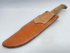 BLACKJACK KNIVES Edge Design Carbon Steel Shining Mountains Bowie w/ Sheath