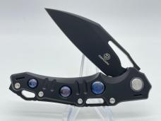 DEFCON/JUNGLE KNIFE TF9313 Gravity Black Titanium Frame Lock w/ OMP Box