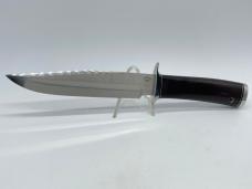 DENNIS FRIEDLY KNIVES Custom Desert Ironwood Fighting Knife w/ Sheath