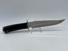DENNIS FRIEDLY KNIVES Custom Desert Ironwood Fighting Knife w/ Sheath