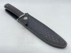 DENNIS FRIEDLY KNIVES Custom Desert Ironwood Fighting Knife w/ Sheath