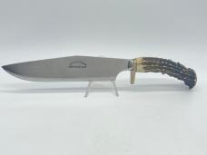 BOYD & FIREMAN (Francis Boyd) Custom Genuine Stag Hunting Knife w/ Sheath