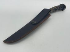 BOYD & FIREMAN (Francis Boyd) Custom Genuine Stag Hunting Knife w/ Sheath