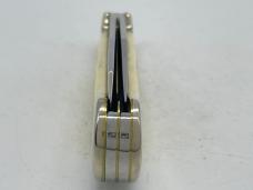 2008 CASE 62100 SS CCC Life Member Burnt Oatmeal Jig Bone Saddlehorn w/ OMP Box