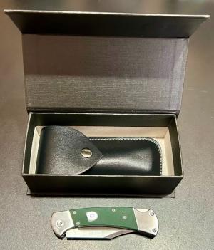 Buck Ranger Style Knife OD Green G10 Scales