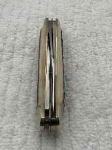 Bulldog Brand 3 Blade Stag Serpentine Medium Stockman Made In Germany