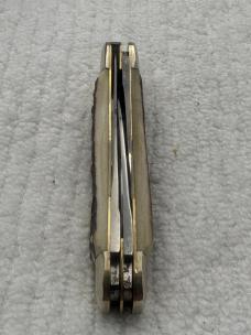 Bulldog Brand 3 Blade Stag Serpentine Medium Stockman Made In Germany