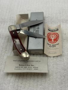 Boker Tree Brand Classic  2 Blade Copperhead Pocket Knife Made In Germany