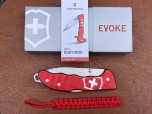 Victorinox Evoke Red Alox- Ships Free