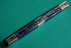PAINTED PONY MODIFIED FROST FROST CUTLERY 8-1/2 INCH CLOSED FARMERS CONGRESS KNIFR MODEL 14-462L