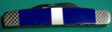 PAINTED PONY MODIFIED FROST FROST CUTLERY 8-1/2 INCH CLOSED FARMERS CONGRESS KNIFR MODEL 14-462L
