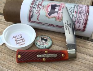 Great Eastern Cutlery 221124 22 Magnum Burnt Orange Sawcut Bone Nice