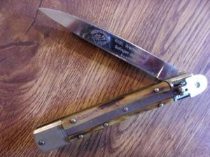 8" Weltersbach Weidmannsheil German leverlock knife 