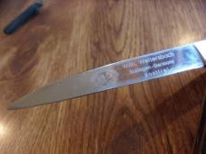 8" Weltersbach Weidmannsheil German leverlock knife 