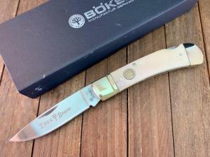 Boker Tree Brand Lock Back Smooth White Bone