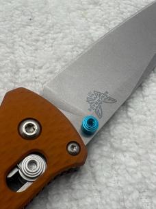 Benchmade 537-2301 Bailout 2023 Shot Show Special Orange / Blue Ltd Ed USA