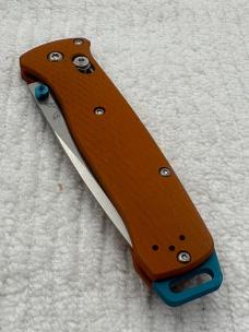 Benchmade 537-2301 Bailout 2023 Shot Show Special Orange / Blue Ltd Ed USA