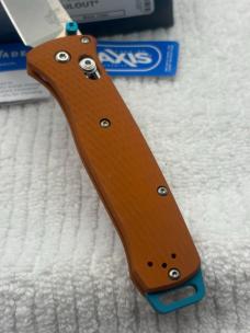 Benchmade 537-2301 Bailout 2023 Shot Show Special Orange / Blue Ltd Ed USA