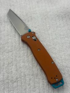 Benchmade 537-2301 Bailout 2023 Shot Show Special Orange / Blue Ltd Ed USA