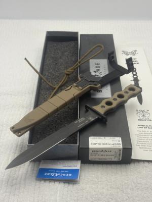 Benchmade 185SBK-1 Prototype SOCP Fixed Blade Knife NIB Made In USA