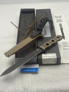 Benchmade 185SBK-1 Prototype SOCP Fixed Blade Knife NIB Made In USA