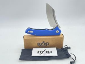 BYOND SA1903DG-BL Blue G10 Liner Lock w OMP Box