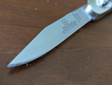 10CM OLDER HUBERTUS AUTO TEXTURED PALISANDER WOOD TRIPLE GROOVED NICKEL SILVER BOLSTER AWESOMENESS
