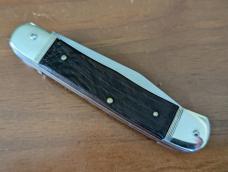 10CM OLDER HUBERTUS AUTO TEXTURED PALISANDER WOOD TRIPLE GROOVED NICKEL SILVER BOLSTER AWESOMENESS