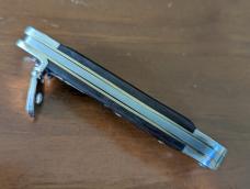 10CM OLDER HUBERTUS AUTO TEXTURED PALISANDER WOOD TRIPLE GROOVED NICKEL SILVER BOLSTER AWESOMENESS