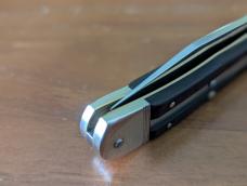 10CM OLDER HUBERTUS AUTO TEXTURED PALISANDER WOOD TRIPLE GROOVED NICKEL SILVER BOLSTER AWESOMENESS