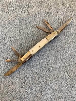 Antique EDW PARKER amp SONS PERFECT GERMANY Six6 Blade Pearl Congress Pocket Knife