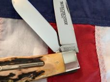 1994 Winchester xLarge Mountain Man Trapper (Mdl#28013 1/2) w/ Super Slab Stag Handles -NOS