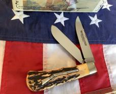 1994 Winchester xLarge Mountain Man Trapper (Mdl#28013 1/2) w/ Super Slab Stag Handles -NOS