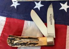 1994 Winchester xLarge Mountain Man Trapper (Mdl#28013 1/2) w/ Super Slab Stag Handles -NOS