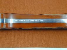 The Clyde Cutlery Co Rust Red Jigged Bone Caper Fixed Blade Sheath Knife by Cooper Cutlery CAPER-BJB