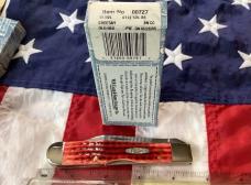 Spectacular 2005 Old Red Case xx Cheetah (Mdl# 6111 1/2 L SS) w Sweet Red Bone Handles in Orig box