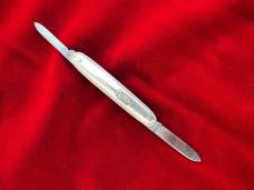 Flylock 3 3/8" Double Smooth Nickel Silver Beaded 