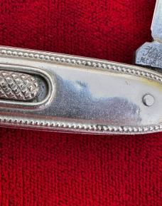 Flylock 3 3/8" Double Smooth Nickel Silver Beaded 