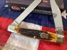2006 Case xx 1st Prod Run Moose Knife w/ Great Antique Bone Handles mdl# 6275 NOS in Orig Tin