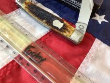 2006 Case xx 1st Prod Run Moose Knife w/ Great Antique Bone Handles mdl# 6275 NOS in Orig Tin