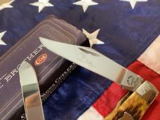 2006 Case xx 1st Prod Run Moose Knife w/ Great Antique Bone Handles mdl# 6275 NOS in Orig Tin