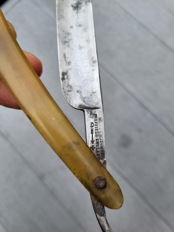 Antique Wade & Butcher, 13/16",  Sheffield Straight Razor