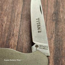 Boker Tree Brand Titan Lockback 3.13" Closed Folding Pocket Knife Made in Germany 