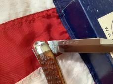 Case xx 1991 Case Classic, One of 10, Large Toothpick (Mdl# 61098 SAB) w/ Great Brown Bone Handles