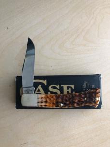 Case Amber Bone Peach Seed Jig Axe Handle 