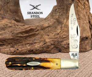 Case XX USA 5143 SSP Founders Knife Stag Handles 1979 Grand Daddy Barlow 2